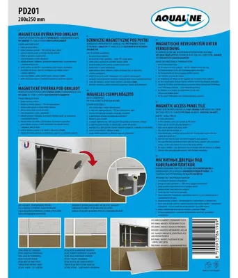 Immagine prodotto di Gancio magnetico per vasche da bagno, 200x250 mm