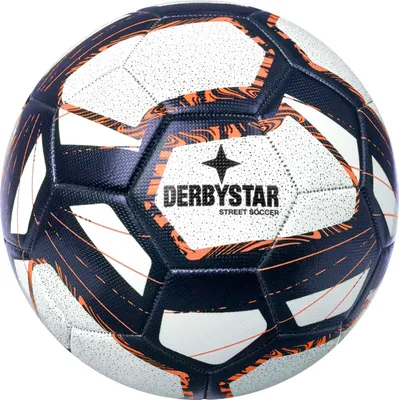 Produktbild von DERBYSTAR Street Soccer Fußball weiß/blau/orange 5
