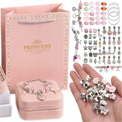 Produktbild von Kreatives Schmuck-Set Perlen zum Basteln für Kinder