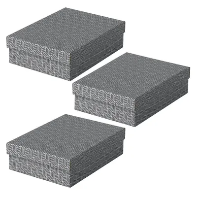 Immagine prodotto di Esselte 628285 3er Home Aufbewahrungsboxen 8,0 l grau 26,5 x 36,0 x 10,0 cm