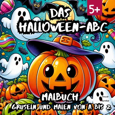 Produktbild von Das Halloween-ABC Malbuch