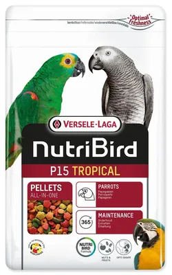 Productafbeelding van Vogelvoer Versele-Laga NutriBird P15 Tropical, groot parkiet, 1 kg