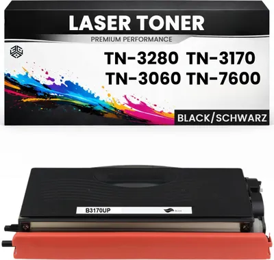 Produktbild von 2 x XXL Toner TN-3280 TN-3170 TN-7600 TN-3060 für Brother kompatibel Schwarz 7000 S DCP-8020/8025D/8040/8045D/8060/8065DN/8085DN/8080DN/8380DN FX3000