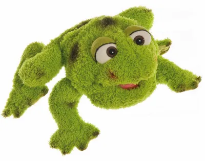 Produktbild von Living Puppets kleiner Rolf der Frosch Handpuppe