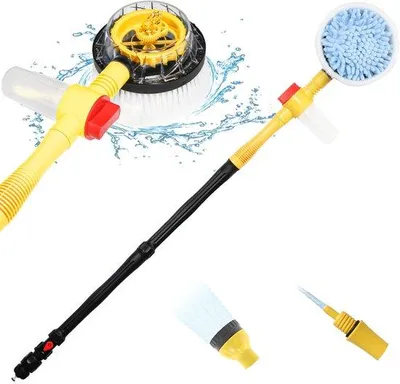 Image de Brosse de lavage pour voiture à long manche et nettoyeur haute pression