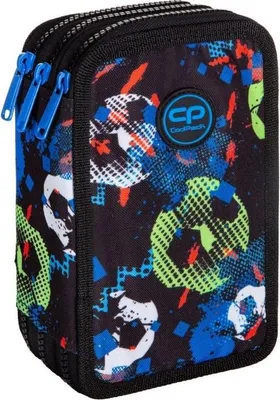 Obrázek produktu pro Stylový třípatrový penál CP Jumper 3 - FO s vyjímatelnou vložkou, ideální do školy a kanceláře. Uložte své pomůcky v elegantním a zábavném designu!