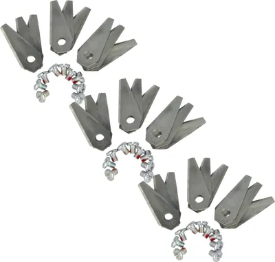 Produktbild von vhbw 27x Ersatz-Messer Ersatz für Bosch F 016 104 255, F 016 800 321 für Rasenmäher - Ersatzklinge Silber, Stahl