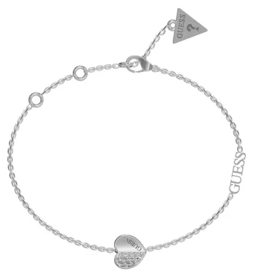 Obrázok produktu pre Guess JUBB03036JWRH Dmsky nramok Srdce Pave Strieborn farba