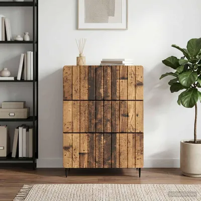 Obrázok produktu pre vidaXL Komoda s zásuvkami, 66 x 34,5 x 92 cm, drevotrieska, recyklované drevo