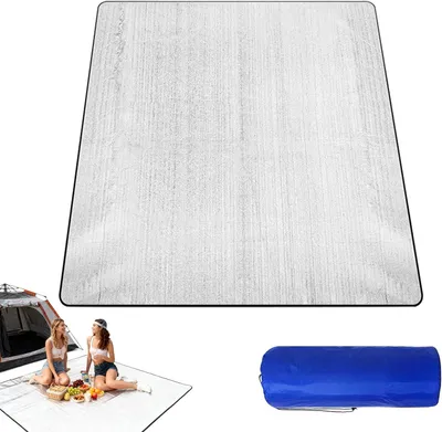 Produktbild von Camping Isomatte 100x200 cm, Aluminiumfolie, für Camping, silber