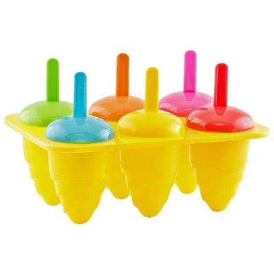 Produktbild von ORION Eisformen 6 Eis Pop Macher am Stiel Eiscreme Halter Wassereis 6 Stück