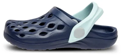 Produktbild von Ladeheid Clogs Kinder Schuhe für Mädchen und Jungen leichte Gartenclogs Gartenschuhe Kinder LA-CA-14 (Marineblau, 27/28 EU)