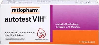Obrázek produktu pro ratiopharm autotest VIH pro stanovení infekce HIV, 1 testovací proužek