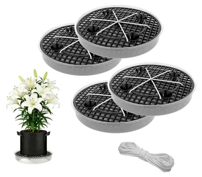 Produktbild von Selbstbewässernde Blumentopf-Untersetzer, 4 Stück