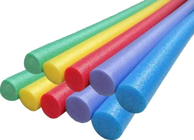 Produktbild von 10 x Schwimmnudel Poolnudel Schwimmstange Pool Wassernudel Aquagymnastik Schaumstoffstange Pool-Nudel 150 cm