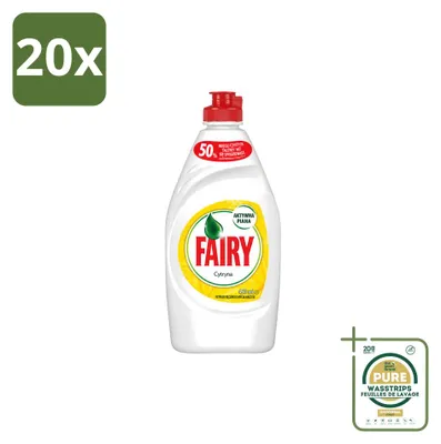 Produktbild von 20 x Fairy Spülmittel Zitrone 450 ml - Vorratspackung - 20 Stücke
