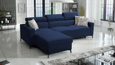 Produktbild von Ecksofa Bella I Maxi mit Schlaffunktion und Stauraum für Bettzeug für das Moderne Wohnzimmer