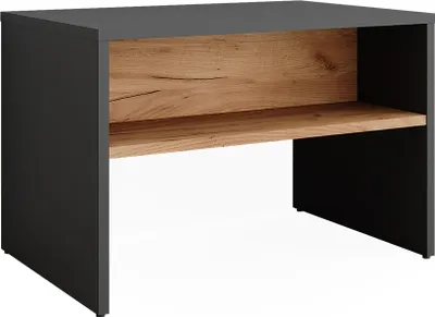 Produktbild von Schuhbank Vicco Orlando Anthrazit/Goldkraft Eiche 60 x 60 cm, Model 54576