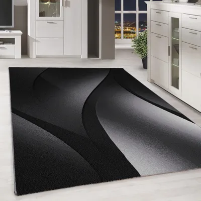 Produktbild von Homebyhome Kurzflor Teppich Wohnzimmer Modern Abstrack Design, Rechteckig Teppich, Weich und Pflegeleicht, Grösse: 120x170 cm