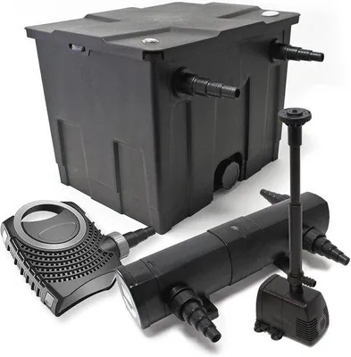 Produktbild von Famanu -Teichfilter Set für 12.000 Liter mit UVC und Pumpe