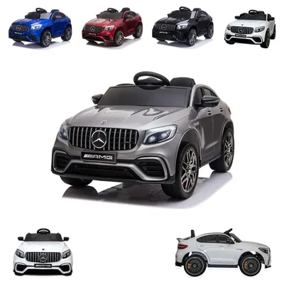 Produktbild von Moni Kinder Elektroauto Mercedes AMG GLC 63S, EVA-Reifen, Musik, Fernbedienung silber