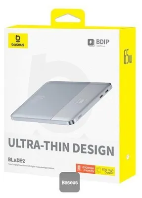 Obrázek produktu pro Baseus Blade2, 12000 mAh, Lithium-polymerová (LiPo), 65 W, Oranžová