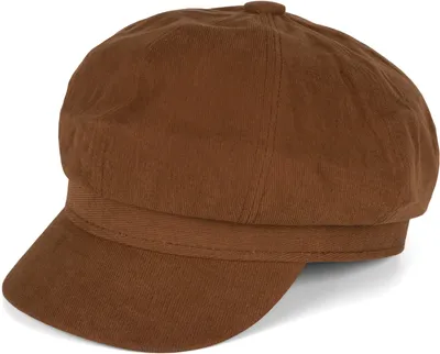 Produktbild von styleBREAKER Damen Ballonmütze aus weichem Stoff, Schirmmütze Vintage Style, Bakerboy Schiebermütze, Newsboy Cap 04023086