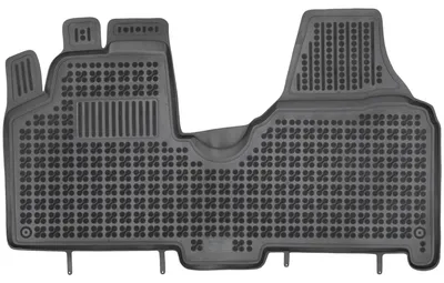 Image de Tapis de sol en caoutchouc pour Peugeot Expert II (2006-2016) - Antidérapants, noirs