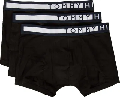 Immagine prodotto di Confezione 3 boxer uomo tripack underwear TH TOMMY HILFIGER articolo UM0UM01234 3P TRUNK WB, size XL / IN 40-42 / cm.102-107, Cotone 95%,Spandex 5%