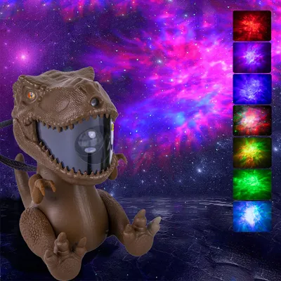Image de Dinosaure LED Projecteur de ciel étoilé Lampe Galaxie Projecteur d'étoiles Veilleuse pour enfants avec télécommande