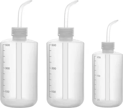 Obrázok produktu pre JESSTOLO Fľaša s rozprašovačom Laboratórna fľaša Fľaša na umývanie 500 ml 250ml Transparentná