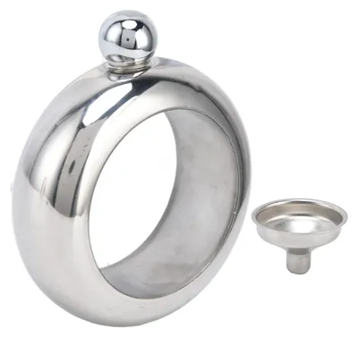 Hüftflaschen-Armband, Edelstahl, 100 ml, mit Trichter