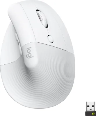 Produktbild von Logitech Lift f. Business- ergonomische vertikale Maus - kabellos weiß