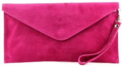 Produktbild von modamoda de T106 Damen Wildleder Rauleder Clutch Umhängetasche Abendtasche handm