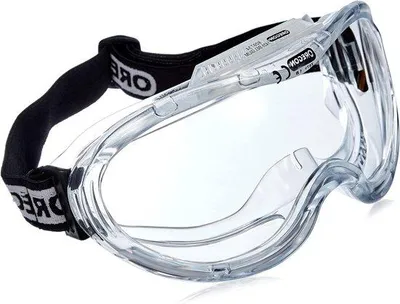 Produktbild von Professionelle Augenschutzbrille mit Gläsern - Sicherheitsbrille für Gesichtsschutz