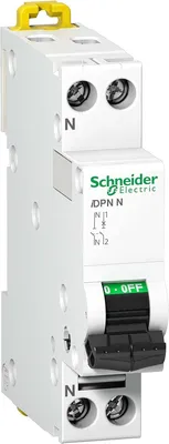 Produktbild von Schneider A9N21725 Leistungsschalter - IDPN - 1P+N, 13 A, C-Typ