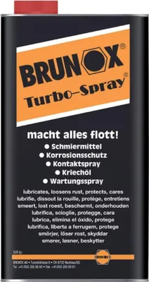 Imagen del producto de Brunox Spray Multiusos, 400 ml, envase con pulverizador, caja de 24 unidades