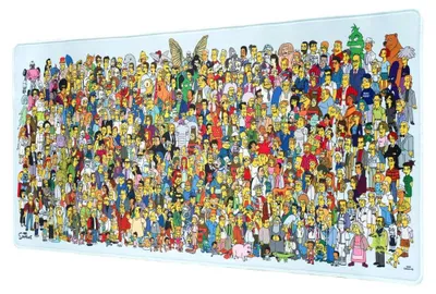 Produktbild von Erik Editores The Simpsons Characters Xl Mauspad    One Size