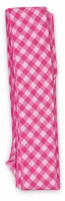 Productafbeelding van Strijkbaar schuin lint, roze, 20 x 2 meter