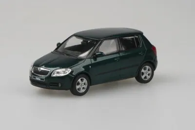 Obrázek produktu pro Škoda Fabia II (2006) - Zelená Amazonian Metalíza ABREX 1:43