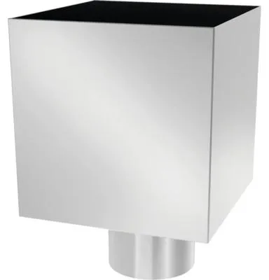 Produktbild von Zambelli Wasserfangkasten Titanzink quadratisch Ø 80 200 mm x 200 mm 290 mm