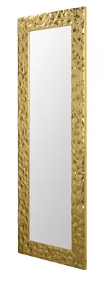 Immagine prodotto di MO.WA specchio da parete specchio da corridoio specchio foglia d'oro 52x147 specchio da braccio cornice in legno oro specchio a figura intera cornice in legno specchio da pavimento specchio da ingresso