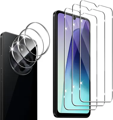 Produktbild von Wayneer Schutzfolie für Xiaomi Mi Redmi 14C - Panzerglas 3 Stück Kamera Panzerfolie 9H Härte Displayfolie