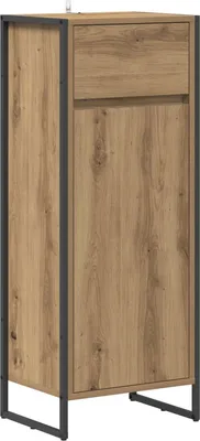 Immagine prodotto di vidaXL Mobile da bagno con porta Rovere artigianale 40 x 30 x 100 cm