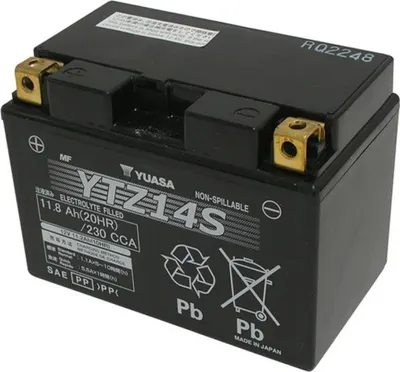 Immagine prodotto di Batteria Yuasa YTZ14S 12V/11,2AH sigillata attivata