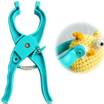 Obrázok produktu pre Bezpečnostné očká na náradie – vhodné na výrobu amigurumi a bábik – modrej farby