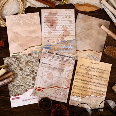 Produktbild von 120 Blatt Vintage-Scrapbook-Papier für kreative Projekte