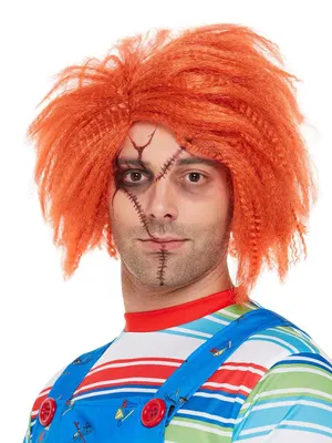 Imagen del producto de Peluca de Chucky con licencia oficial para adultos