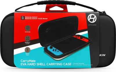 Obrázek produktu pro Hyperkin CarryMate EVA Nintendo Switch/Switch OLED/Switch Lite Hard Shell Case (Solid Black)