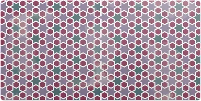 Produktbild von Geometrisches Muster– Schreibtischunterlage – Schreibtisch Tischunterlage – 120x60 cm – Unterlage Groß Schreibtischmatte